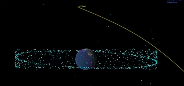 Cable tethered to an asteroid can be used for a slingshot maneuver to save fuel in space missions