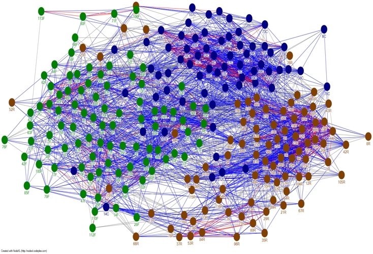 Software compares more than two complex networks simultaneously