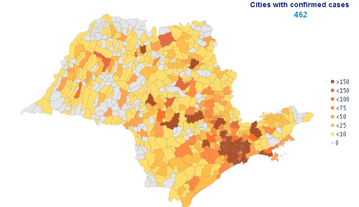 Study shows advantage of alternating quarantines in cities across the state of São Paulo 