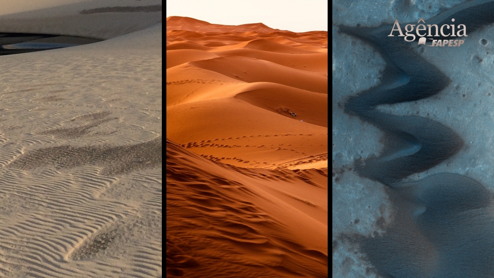 Estudo sobre a dinâmica de dunas ajudará a compreender a formação do relevo de Marte