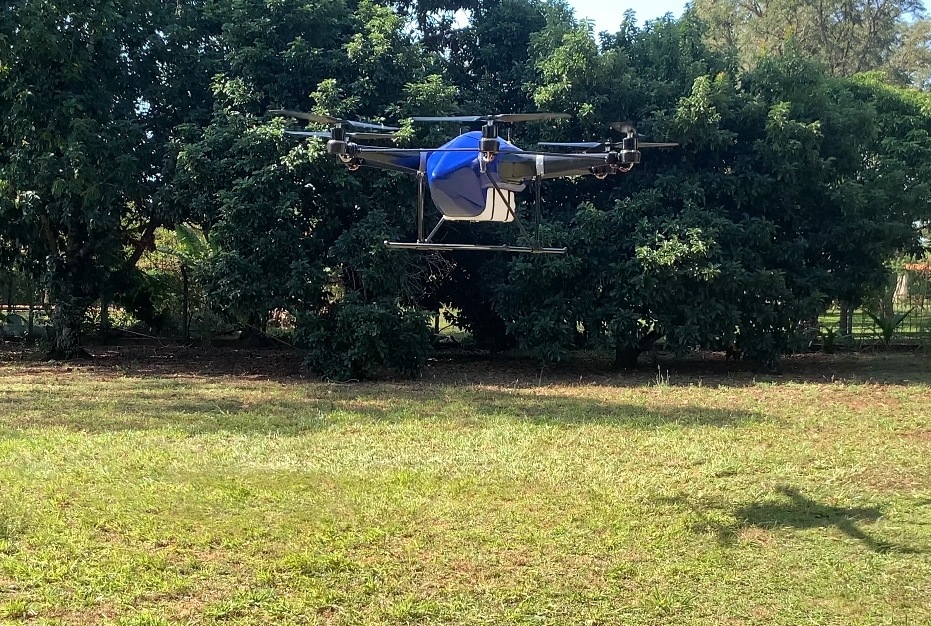 An innovative crop sprayer drone with an automated refueling system
