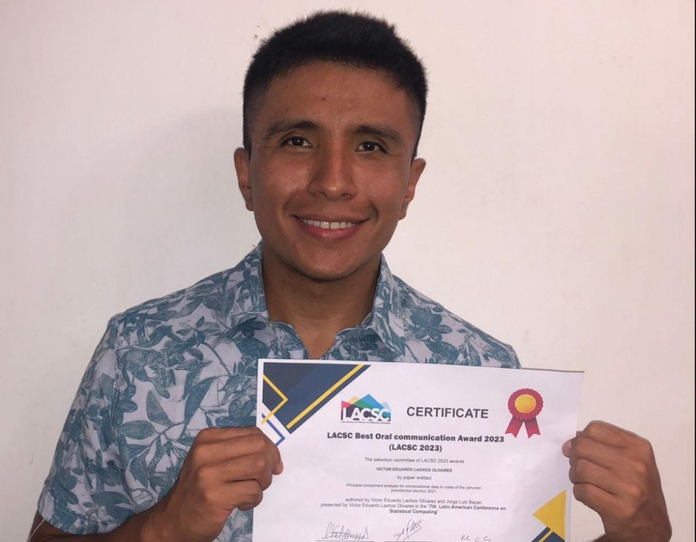 Pesquisador apoiado pelo CeMEAI conquista prêmio de destaque na América Latina