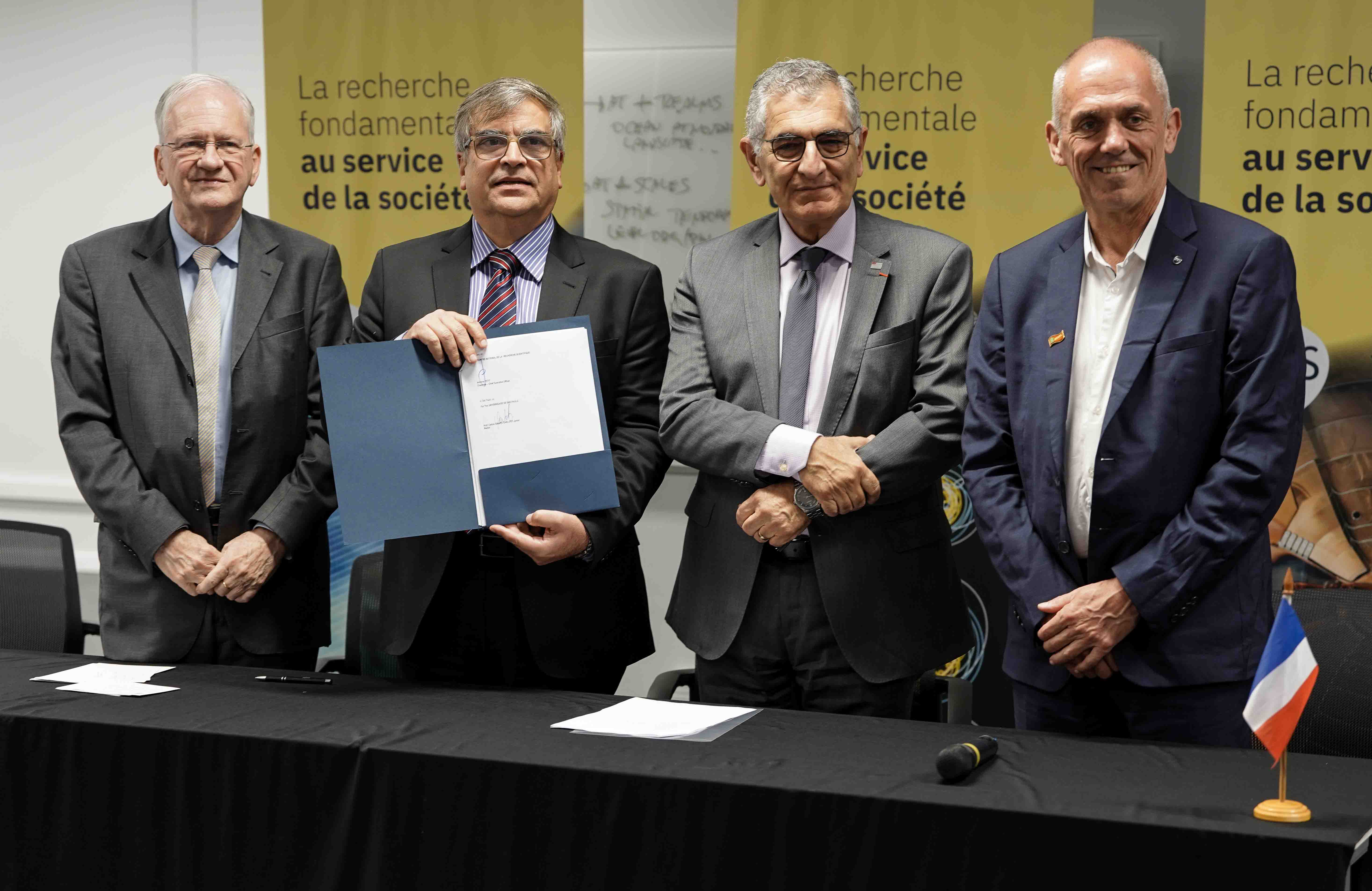 International Research Center of France’s leading public-sector scientific research organization is unveiled at the University of São Paulo