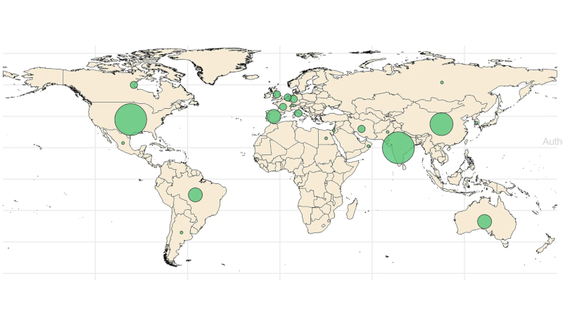 Produção científica na área de saúde do solo se concentra em poucos países