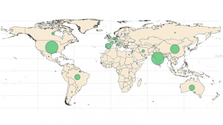 Producción científica en el área de salud del suelo se concentra en pocos países