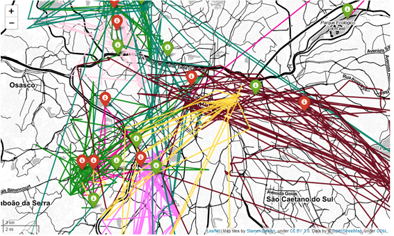 Living in a favela influences how people move around the city