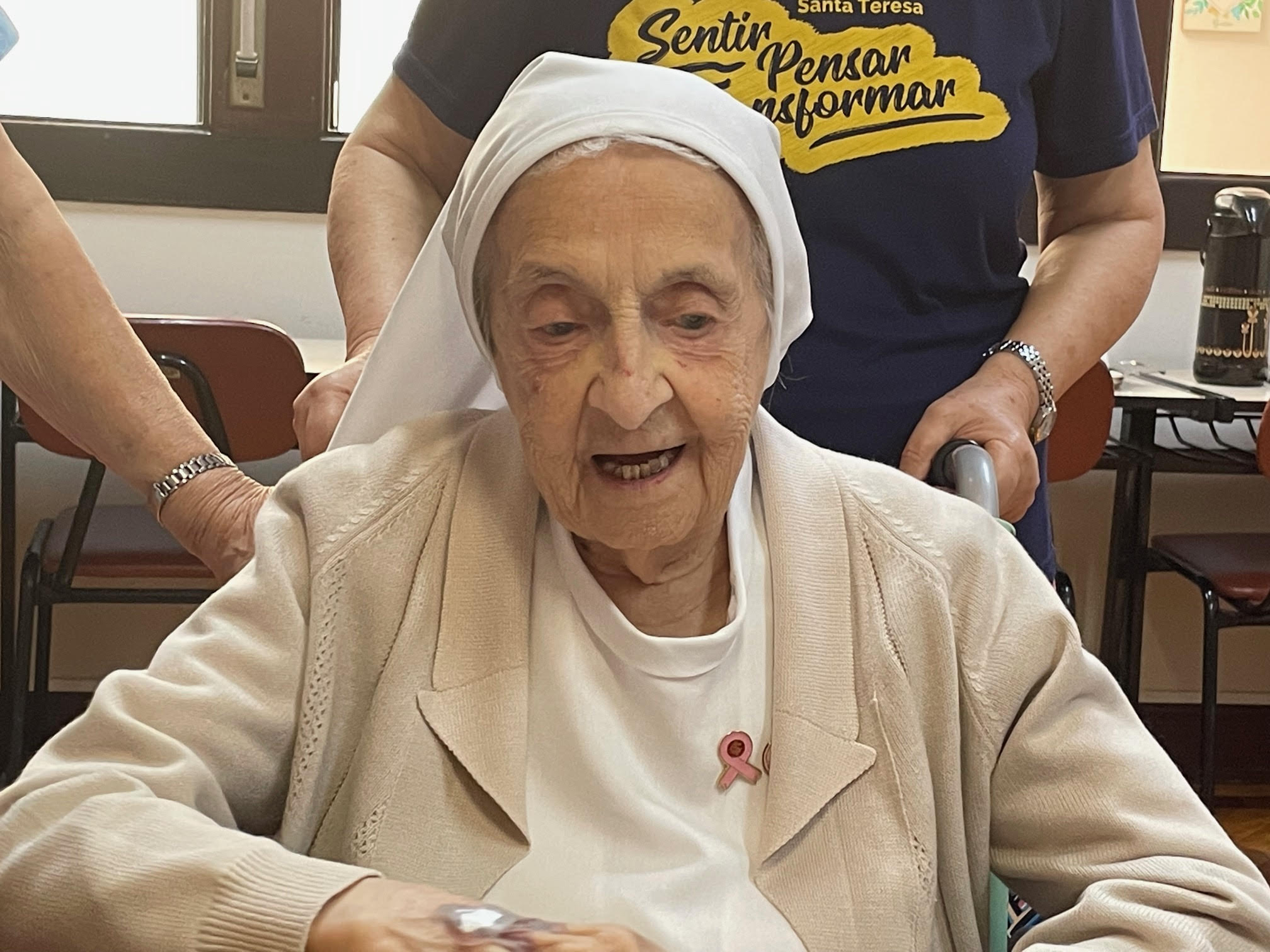 Inah Canabarro Lucas, com 116 anos, é a mulher mais idosa do mundo (foto: CEGH-CEL)