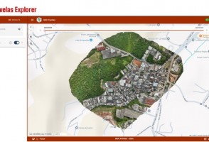 Plataforma reúne imagens de sensoriamento remoto de favelas