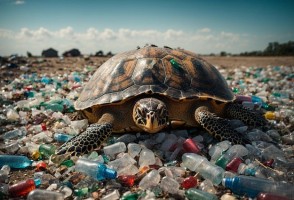 Produtos feitos de falso plástico biodegradável são vendidos em supermercados do país